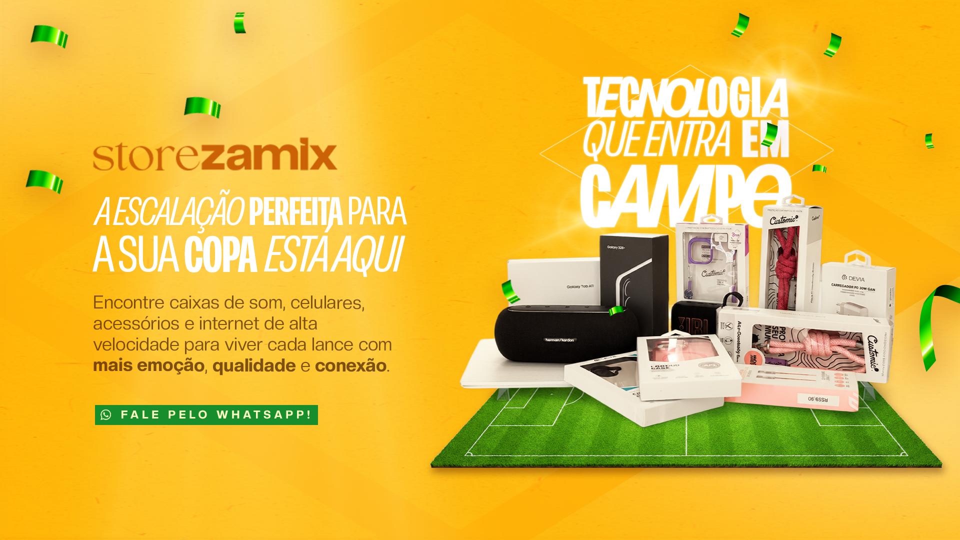 Tecnologia entra em campo